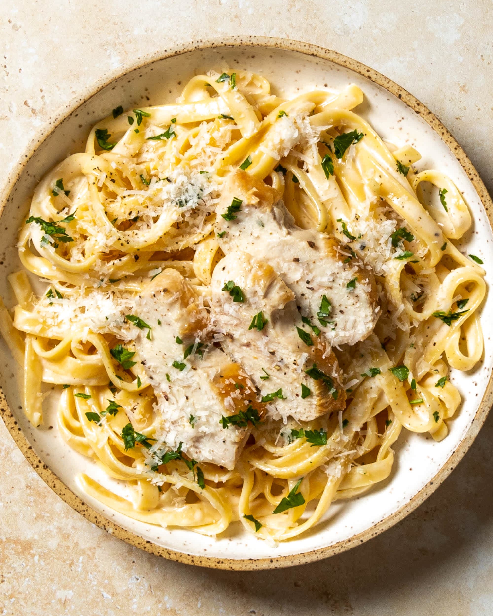 Pasta in Alfredo Sauce (Veg)