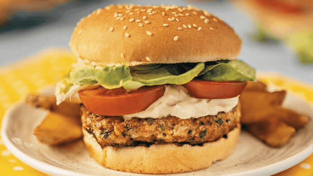 Paneer Tikki Burger, French Fry, Coke (200ml)