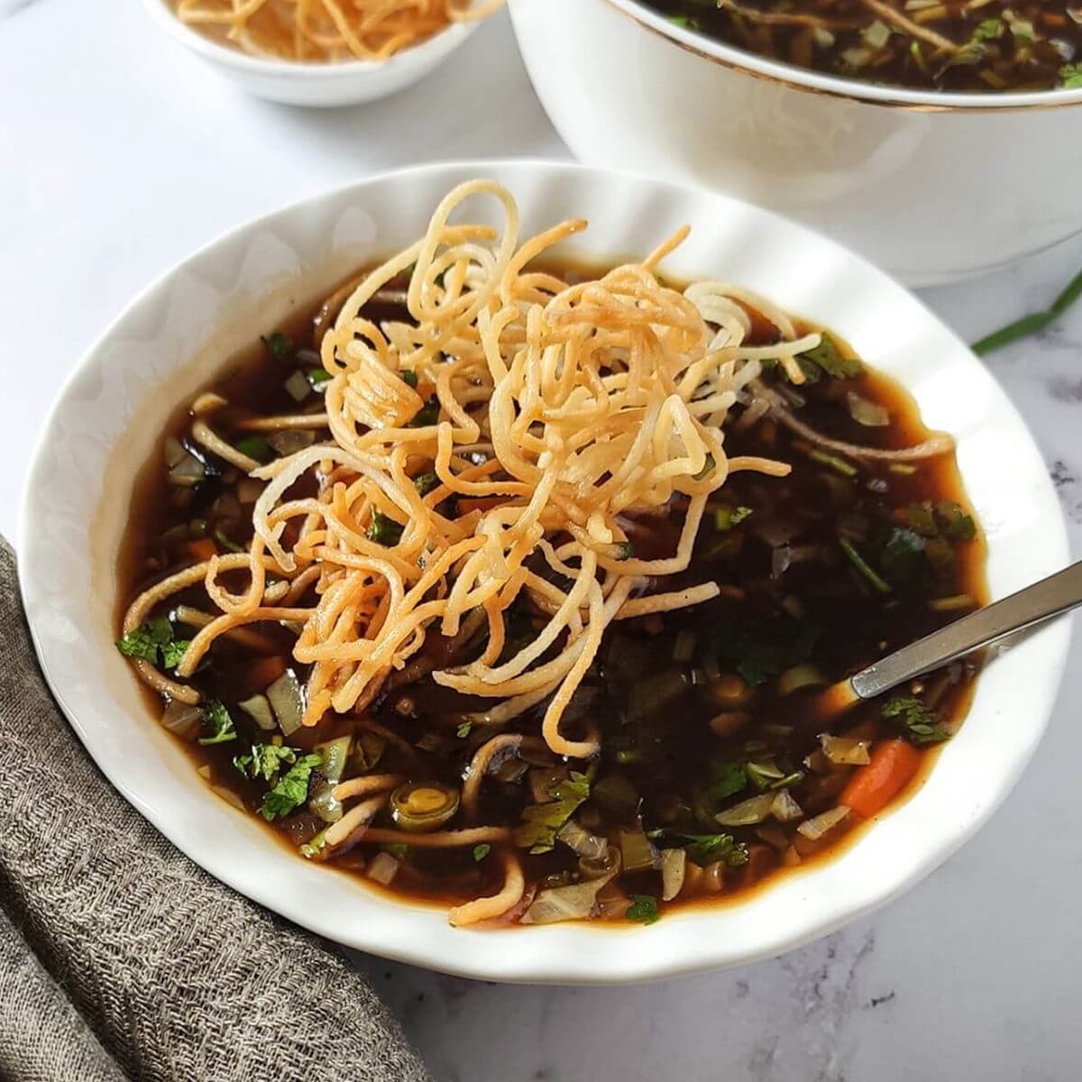 Manchow Soup (Veg)