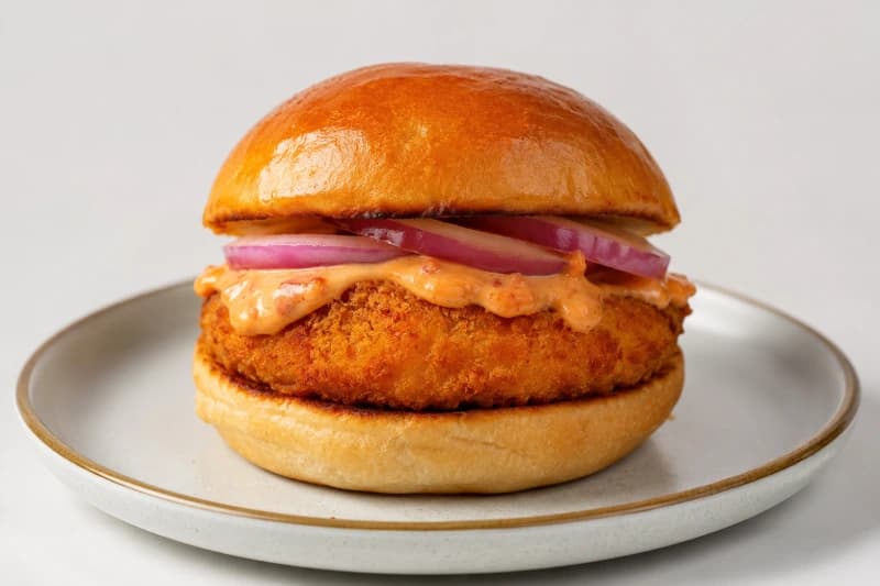Crispy Aloo Tikki Burger