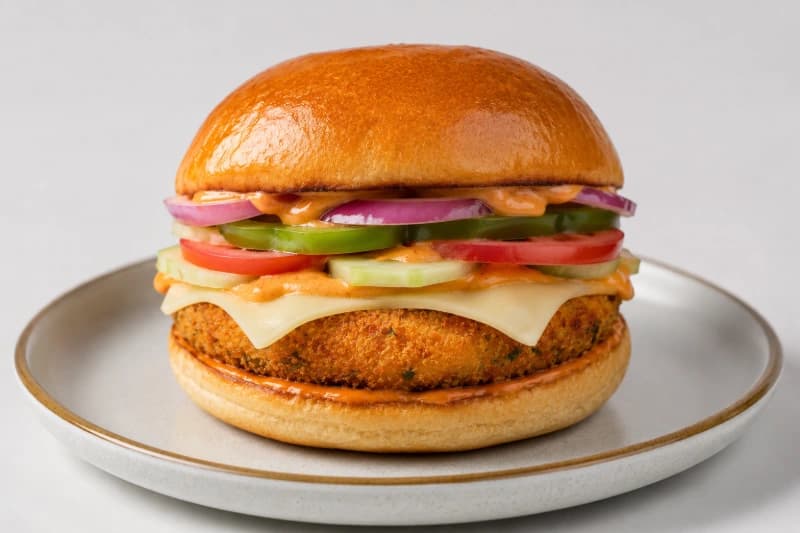 Peri Peri Cheesy Burger
