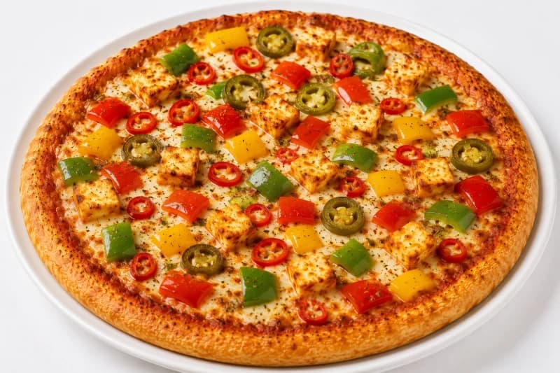 Paneer Tikka Pizza (Medium)