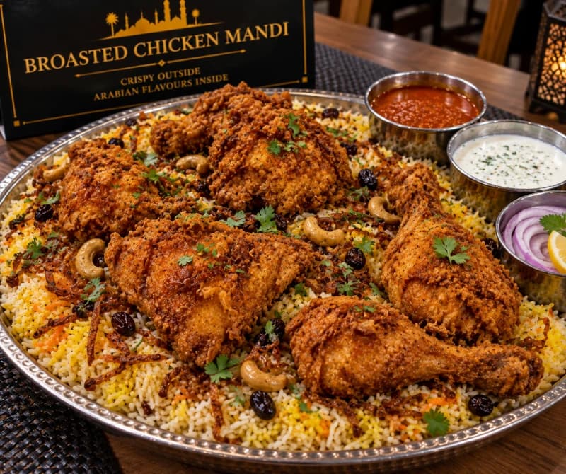 Chicken Brosted Mandi (1pc)
