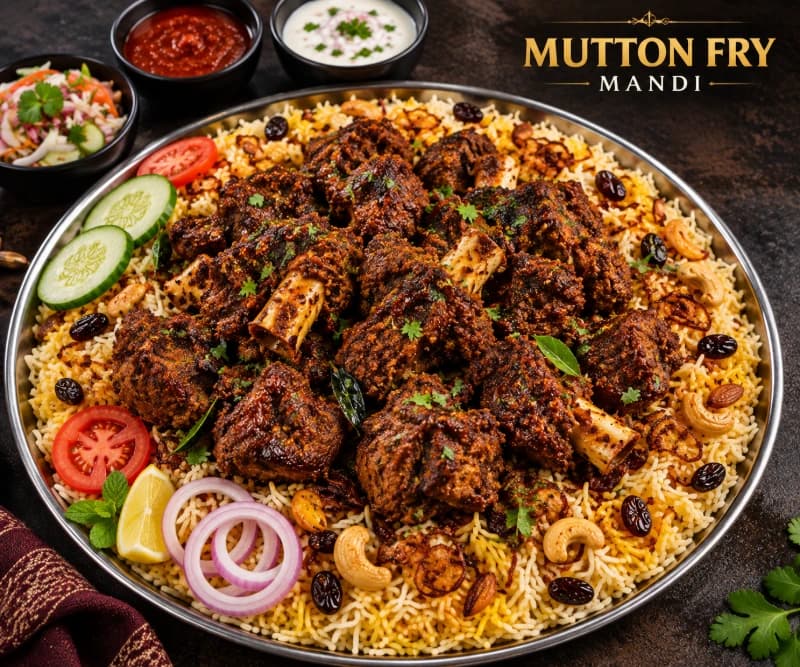 Mutton Fry Mandi (2pc)